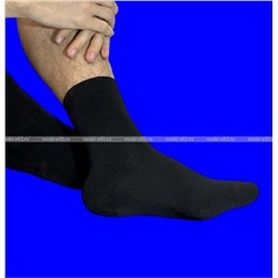 Термоноски мужские ШЕРСТЬ внутри махра ЧЕРНЫЕ арт. 1553