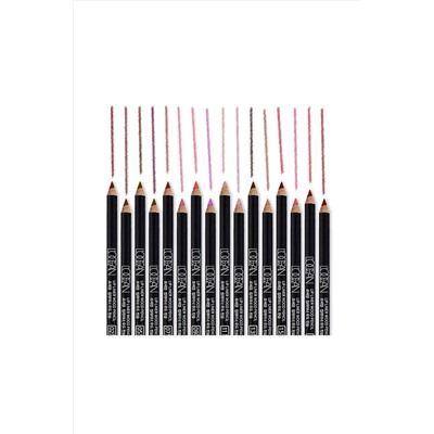 L’ocean Карандаш для губ / Lipliner Wood Pencil #06, Blue Wine KRISTALLER, 1110032