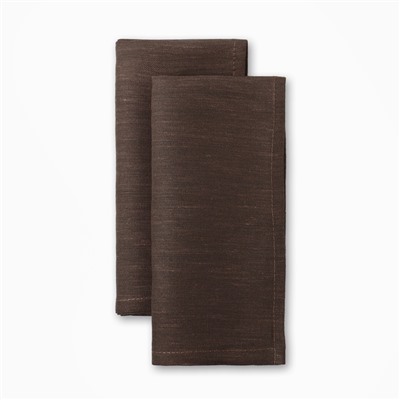 Набор салфеток «Этель» Natural, 40×40 см - 2 шт., 100% лён