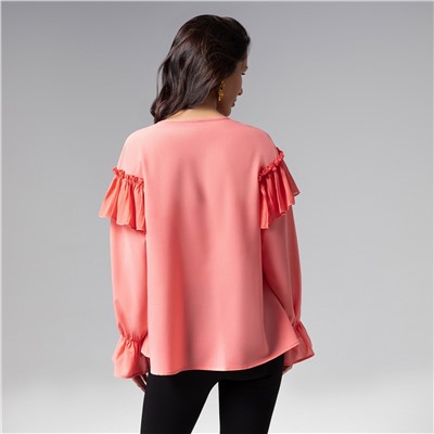 Блуза нарядная, Чистый Vogue (salmon)