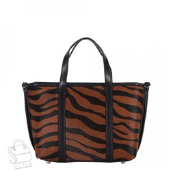 Сумка женская кожаная 3626VG zebra Vitelli Grassi