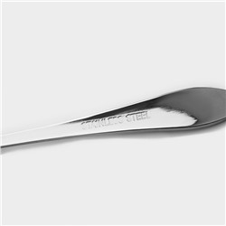 Ложка барная «Милано», длина 19.5 см, нержавеющая сталь, серебристая