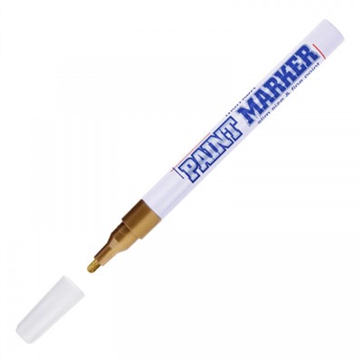 Маркер-краска Paint Slim 2мм золото SPM-07 MunHwa