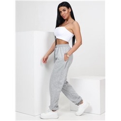 Брюки утепленные "Ролинг" (Серый меланж)