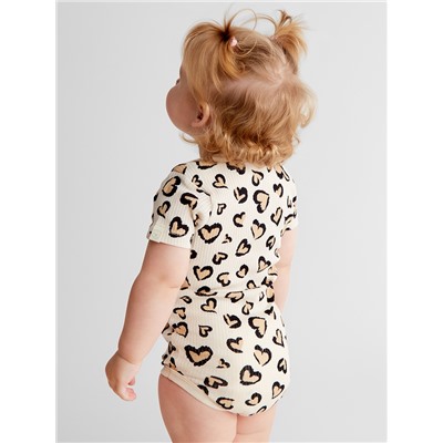 Боди Крошка Я Leo love, рост 68-74 см, бежевое