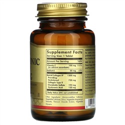 Solgar, комплекс с коллагеном и гиалуроновой кислотой, 30 таблеток