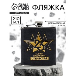 Фляжка «С Днем Защитника. 23 февраля», 210 мл