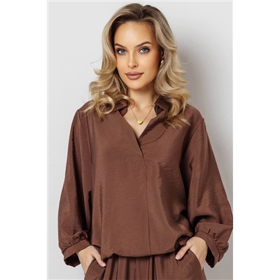 Блузка женская  4374/05/Коричневый
