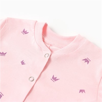 Кофточка детская MINAKU, рост 62-68 см, розовая