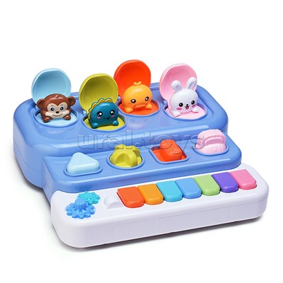 Игрушка развивающая 8017B "Веселые зверята" в коробке