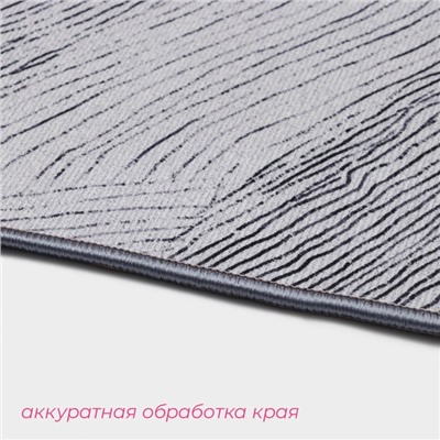 Коврики для ванной и туалета Доляна «Тига», 2 шт., 50×80 см, 50×40 см, форма МИКС