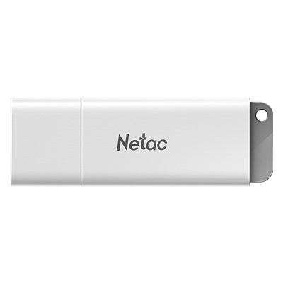 Флэш накопитель USB  8 Гб Netac U185 с LED индикатором (white)