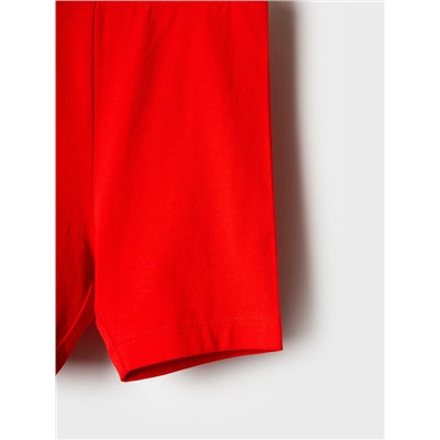 Комплект трикотажный для девочек: брюки (легинсы укороченные), фуфайка (футболка)