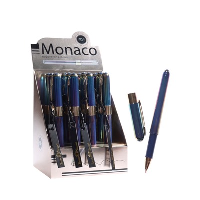 Ручка шариковая BrunoVisconti. MONACO.PEARL 0.5 мм, стержень синий, темно-синий корпус