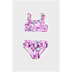 Купальный костюм трикотажный для девочек PLAYTODAY, 1241320