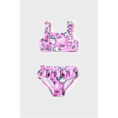 Купальный костюм трикотажный для девочек PLAYTODAY, 1241320