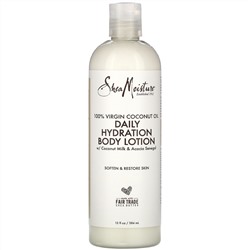 SheaMoisture, 100 % Virgin Coconut Oil, Daily Hydration Body Lotion, 13 fl oz (384 ml)