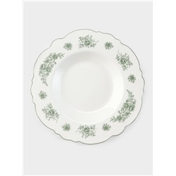 Тарелка глубокая WY Emerald Essence, 200 мл, d=21.5 см, фарфор, белая