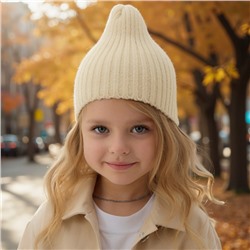 Шапка детская MINAKU: Cozy Winter, цвет экрю, размер 50-52 (3-5 лет)