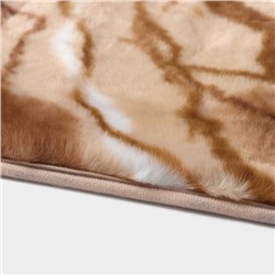 Коврик SAVANNA «Мечта», 40×60 см, бежевый