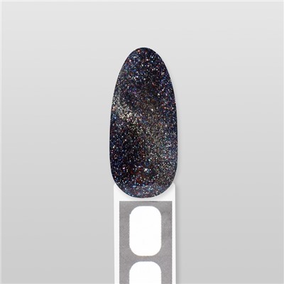 Гель лак для ногтей кошачий глаз, трехфазный, 10 мл, LED/UV, серебристый (38)