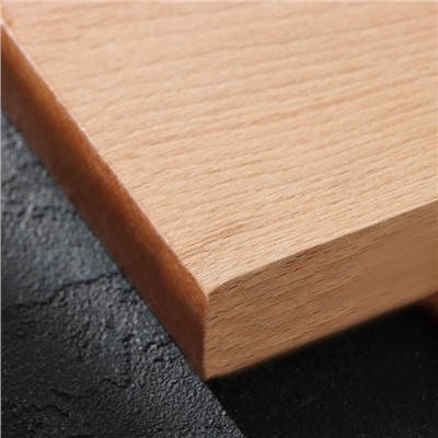 Доска разделочная деревянная Magistro, 40×30×3 см, толщина 2.5-3 см, цельный массив бука