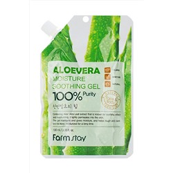 Farm Stay Многофункциональный гель с экстрактом алое вера / Moisture Soothing Gel Aloevera, 100 мл KRISTALLER, 1126740