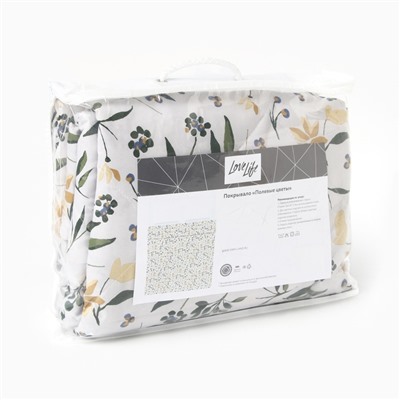 Покрывало LoveLife 1.5 сп «Полевые цветы», 150×210±5 см, микрофайбер, 100% п/э