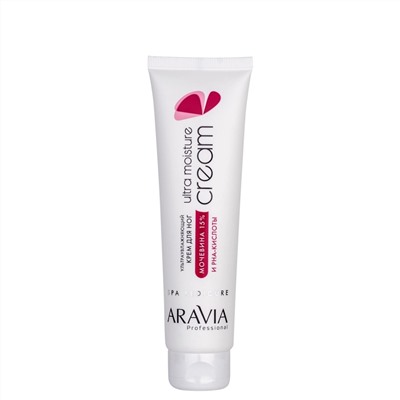 ARAVIA Professional Крем для ног ультраувлажняющий с мочевиной (15%) и PHA-кислотами Ultra Moisture Cream, 100 мл/15