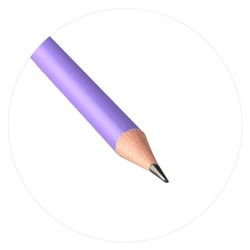 Карандаш черногр. "СЕРДЦА" круглый HB в тубе 67810 Феникс