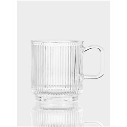 Кружка «Грани», 350 мл, 8.5×9.5 см, боросиликатное стекло, прозрачная