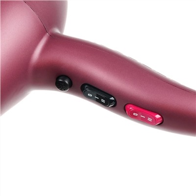 Dewal Профессиональный фен для волос / Blues Wine 03-8088, ионизация, бордовый, 2600 Вт 23773