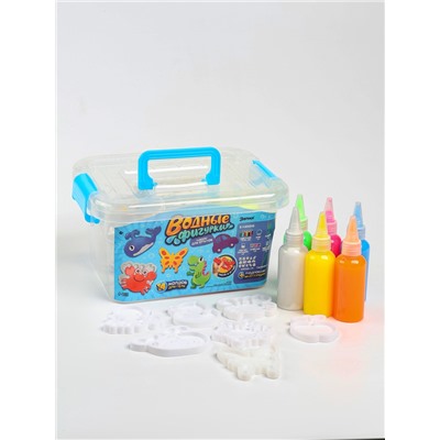 УЦЕНКА Набор для опытов «Водные фигурки», 14 молдов, 12 цветов, в контейнере