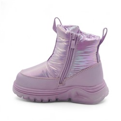 Дутики зимние В6063-19 сиреневые