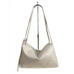 Женская сумка из искусственной кожи, цвет молочный