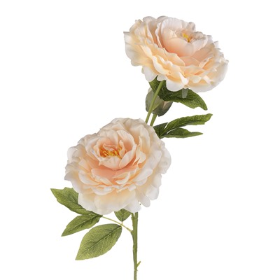 Цветок искусственный Пион 80 см / GT41-21 /уп 100/400/ (белый)