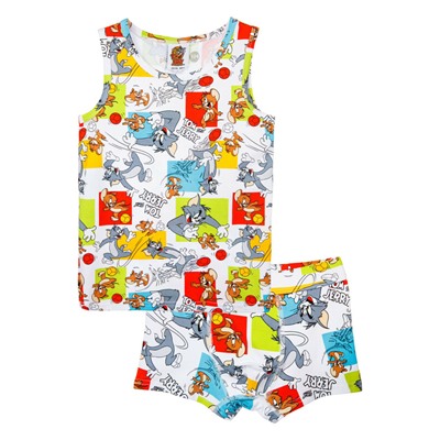 Комплект детский трикотажный для мальчиков: майка, трусы