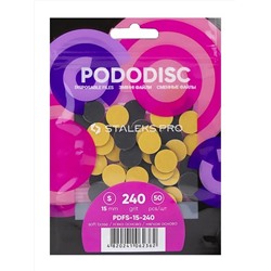 Staleks (Сталекс) Сменные файлы на мягкой основе для педикюрного диска / Pododisk S, 240 грит 17987