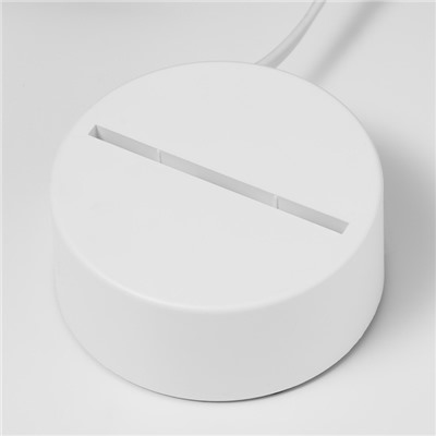 Светильник 3D RISALUX «Кобра», LED-ночник, RGB, от сети, 13.8×9.5×15 см