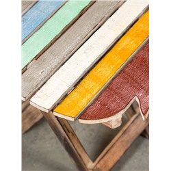 Табурет складной «Палитра», 35×31×30 см, дерево албезия