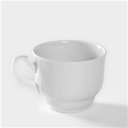 Чашка Добрушский завод «Тюльпан», 250 мл, фарфор, белая