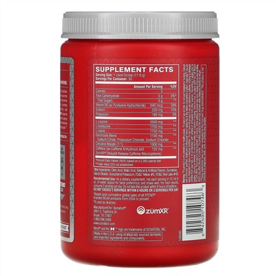Xtend, Energy, 7 г аминокислот с разветвленной цепью, со вкусом манго, 348 г (12,3 унции)
