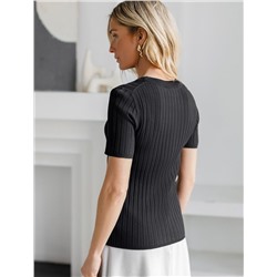 Джемпер тонкой вязки из вискозы с нейлоном