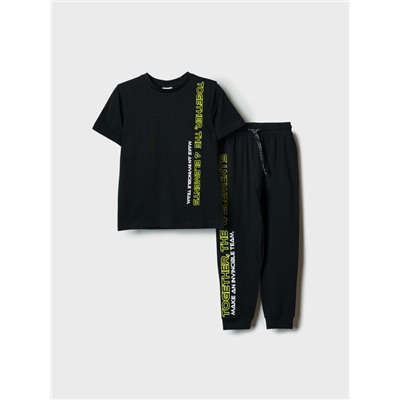 Комплект трикотажный для мальчиков: фуфайка (футболка), брюки