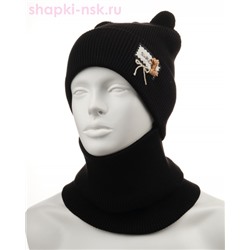 02-97-M Комплект (колпак+снуд) (52-54)