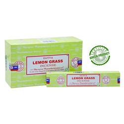 SATYA Бангалор Ароматические палочки Lemongrass (15г.*12уп)