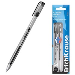 Набор гелевых ручек  2шт (для ЕГЭ) ЧЕРНЫЕ 0.5 мм G-Tone Stick Original 39516 ErichKrause