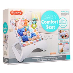 Шезлонг детский "Счастливое детство" в коробке