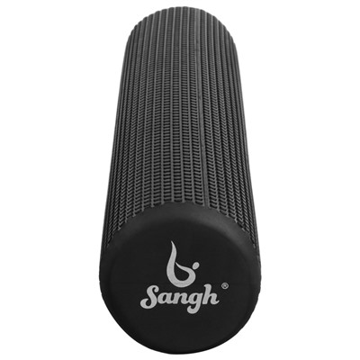 Ролик массажный Sangh, 90×15 см, чёрный
