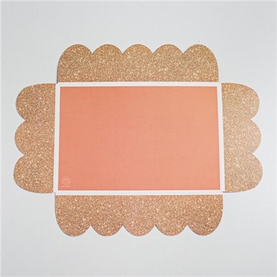 Коробка подарочная с пластиковой крышкой «С Новым годом!», 20×30×8 см